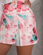 lovery Fustă-Pantaloni scurți Roz High Waist Floral Delliena