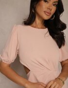 lovery Rochie Ajustată Rozalie Decorată cu încrețituri și decupaj în talie Desariel