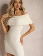 lovery Rochie Bej deschis Taliată Spagnolă Mini din țesătură elastică Naliresa