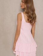 lovery Rochie Roz Evazată cu croi cambrat cu pliuri Sorviane