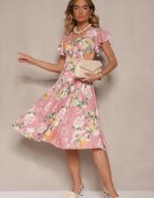 lovery Rochie Tip plic Rozalie cu flori Atesalia