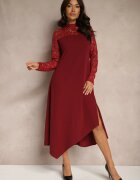 lovery Rochie Visinie Cambrată Cu croi evazat Decorată cu dantelă Edamora