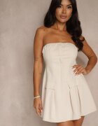lovery Set Bej deschis Rochie cu elastic și Sacou scurt Sepenillea