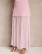 lovery Set Roz Elegant Vestă și Fustă Cloș Werani