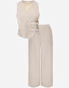 m&d fashion Compleu Sartora Bej deschis