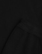 m&d fashion Compleu tricotat cu vâscoză pantaloni drept și pulover cu manșete cu nasturi Venturo Bej Negru
