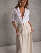 m&d fashion Fustă Phridoe Bej deschis