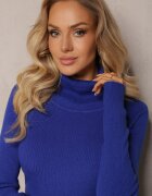 m&d fashion Maletă Bleumarin Reiată cu Viscoză Branca