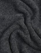 m&d fashion Pulover oversize cu amestec de lână cu guler tip tunică și manșete întoarse Olsenne Gri închis