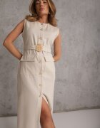m&d fashion Rochie Coritia Bej deschis