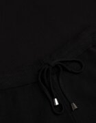 m&d fashion Set cu vâscoză pulover cu nasturi și pantaloni largi Rarellia Negru