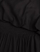 m&d fashion Set din viscoză pentru vară: top fără mâneci și pantaloni Balloon cu tip cravată Eliness Negru