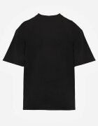 m&d fashion T-shirt Basic Negru din Bumbac Meranissea