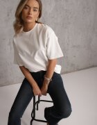 m&d fashion Tricou Basic Alb din Bumbac Meranissea