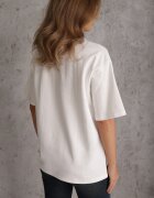 m&d fashion Tricou Basic Alb din Bumbac Meranissea