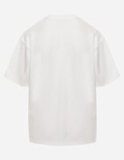 m&d fashion Tricou Basic Alb din Bumbac Meranissea