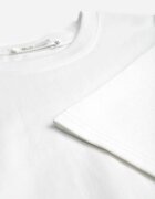 m&d fashion Tricou Basic Alb din Bumbac Meranissea