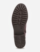 m.daszynski Botine din piele în stilul bocancilor cu călcâi decorativ cu textură de crocodil Lamiam Bordo