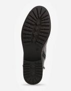 m.daszynski Botine din piele în stilul bocancilor cu călcâi decorativ cu textură de crocodil Lamiam Negre