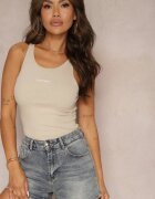 m.sara Pantaloni scurți din bumbac din denim albaștri High Waist Kaivima