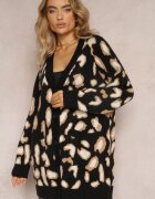 m&v Cardigan Negru Lejer Încheiat Klimonta