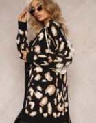 m&v Cardigan Negru Lejer Încheiat Klimonta