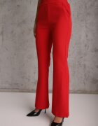 Made in Italy Compleu Roșu cu croială de costum cu Sacou cu Legătură și Pantaloni Falestra