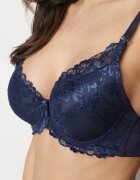 mag - net Sutien bleumarin decorat cu dantelă Vonavia