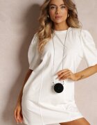 manosque Rochie Tip cutie Mini Albă cu Borsetă Dalana