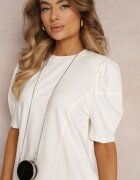 manosque Rochie Tip cutie Mini Albă cu Borsetă Dalana