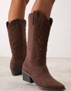 marquiiz Ciocate tip cowboy pe toc conic cu cusături Miwita Maro
