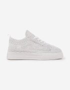 marquiiz Sneakers Albe din dantelă ajurată cu talpă groasă Nanessia