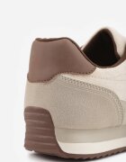marquiiz Sneakers Basic din imitație de piele întoarsă decorate cu cusături Nethe Bej