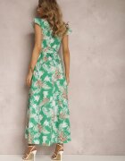 may moda Rochie Verde cu curea Helomeda