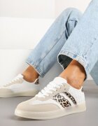 mellisa Adidași Clasici Bej-imprimeu leopard cu talpă semitransparentă Niniel