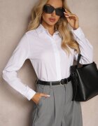 melya by melody Cămașă Albă Clasică cu nasturi Masta