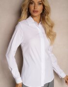 melya by melody Cămașă Albă Clasică cu nasturi Masta