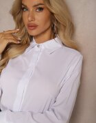 melya by melody Cămașă Albă Clasică cu nasturi Masta
