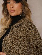 melya by melody Geacă-cămașă de blugi Maro cu imprimeu leopard Cesida