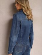 melya by melody Geacă Denim Clasic Bleumarin cu nasturi Ivonelle