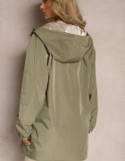 melya by melody Geacă Verde închis Metalică Reversibilă cu Glugă Amsera