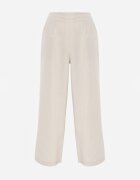 melya by melody Pantaloni Largi Bej cu In cu Elastic în Talie Airelttis