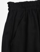 melya by melody Pantaloni Negri Largi din Vâscoză și cu elastic în talie Abyga