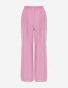melya by melody Pantaloni Roz Largi din Viscoză și cu Elastic în Talie Abyga