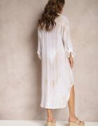 melya by melody Rochie bej deschis oversize stil cămașă Werosa