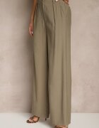 melya by melody Set din viscoză verde cu croială de costum vestă și pantaloni Soreya