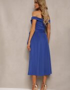 messaya Rochie Bleumarin de seară spaniolească cu cordon din material textil Yellia