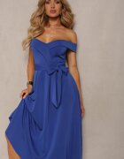 messaya Rochie Bleumarin de seară spaniolească cu cordon din material textil Yellia