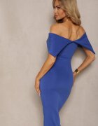 messaya Rochie Bleumarin Elegantă De Cocktail Stil Spaniol Cu Croială Ajustată Nuelia