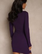 messaya Rochie tip creion violetă model petrecut Ergellia